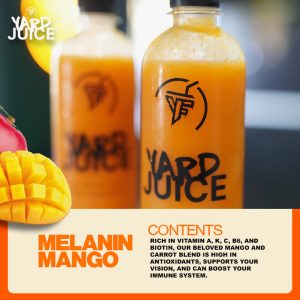 Melanin mango yard juice